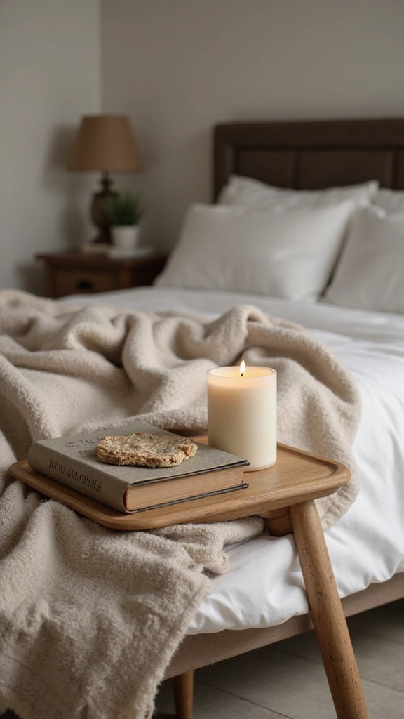 18 Romantic Master Bedroom Ideas That Will Set the Mood for Love! - 17. Cozy Bedside Essentials