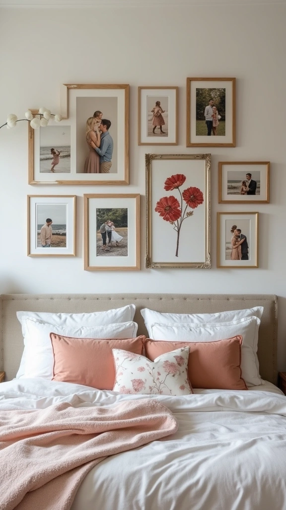 18 Romantic Master Bedroom Ideas That Will Set the Mood for Love! - 4. Personalized Artwork