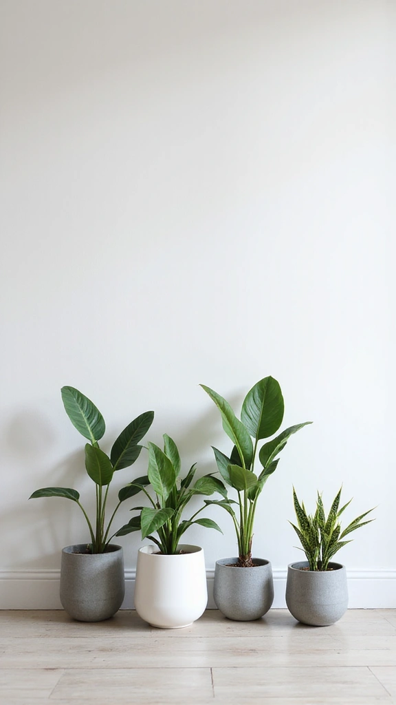 21 Aesthetic Plant Decor Indoor Ideas That Will Revamp Your Room Design (You’ll Love #10!) - 12. Minimalist Plant Decor