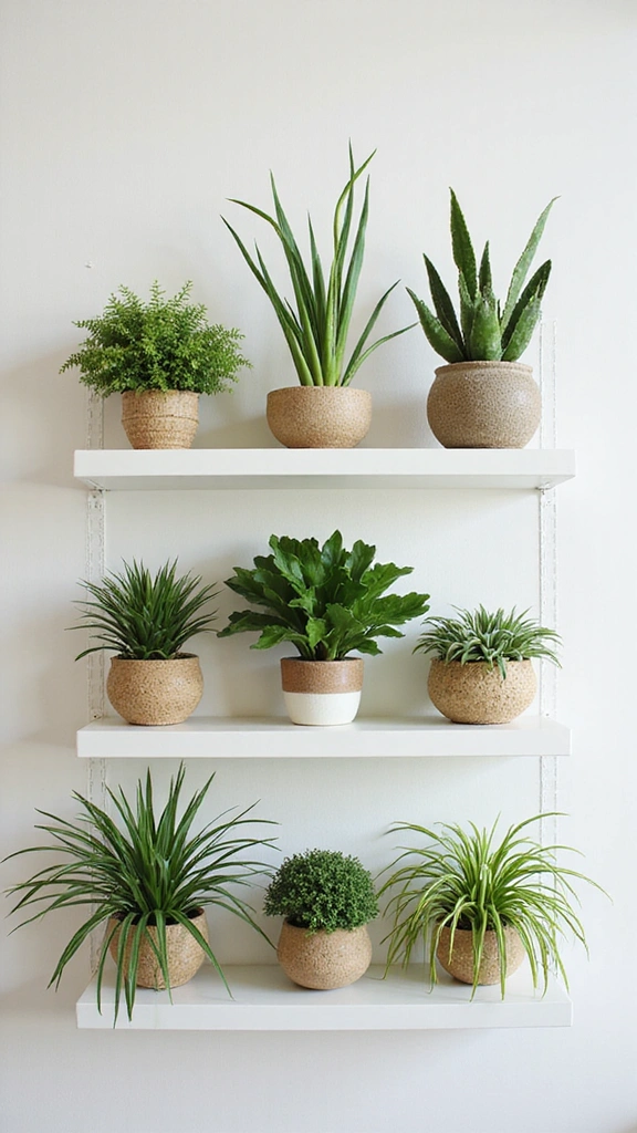 21 Aesthetic Plant Decor Indoor Ideas That Will Revamp Your Room Design (You’ll Love #10!) - 20. Themed Plant Groupings