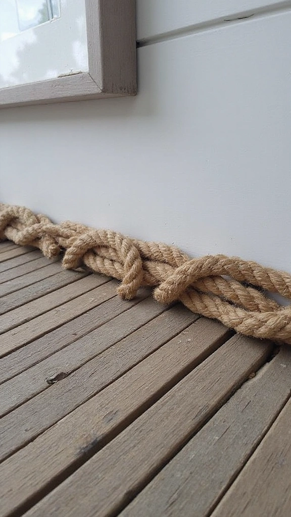 24 Deck Skirting Trends That Bring a Beachy Vibe to Your Home (Wait for #11!) - 13. Rope Detailing