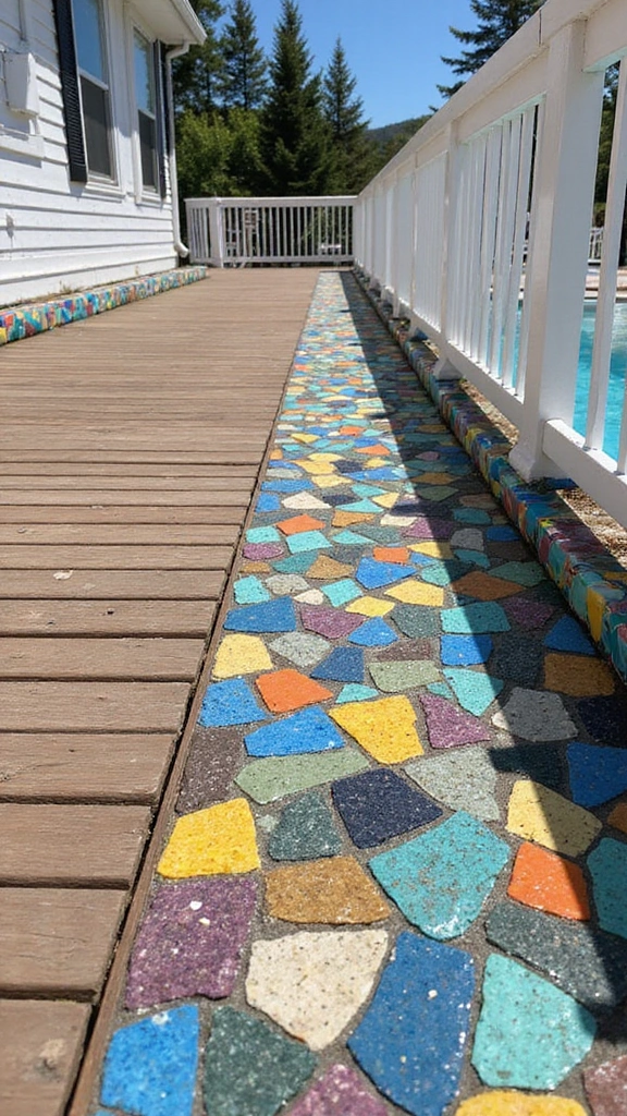 24 Deck Skirting Trends That Bring a Beachy Vibe to Your Home (Wait for #11!) - 19. Mosaic Styles