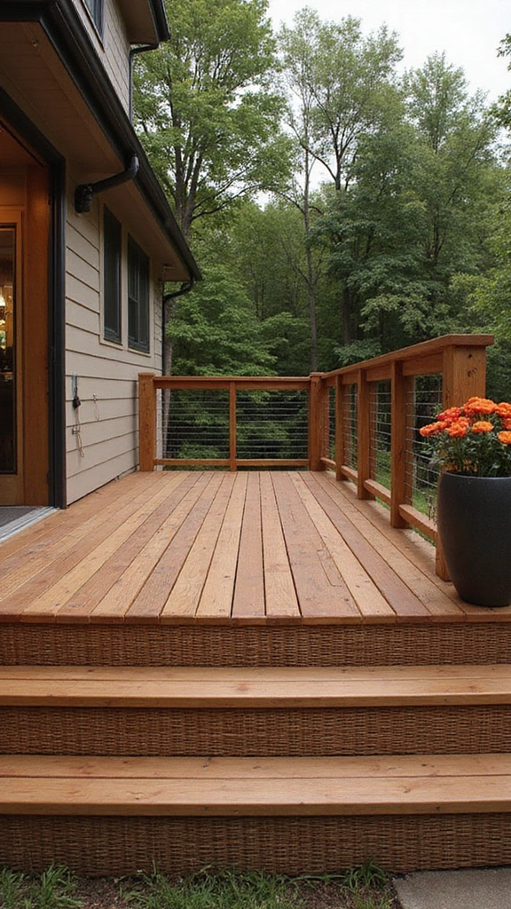 24 Deck Skirting Trends That Bring a Beachy Vibe to Your Home (Wait for #11!) - 7. Woven Panels