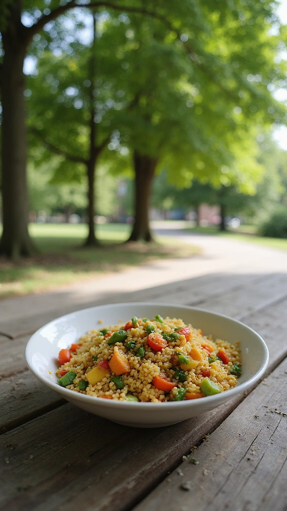 30 Quick and Easy Camping Meal Ideas That Will Elevate Your Outdoor Adventures! - 27. Couscous with Veggies