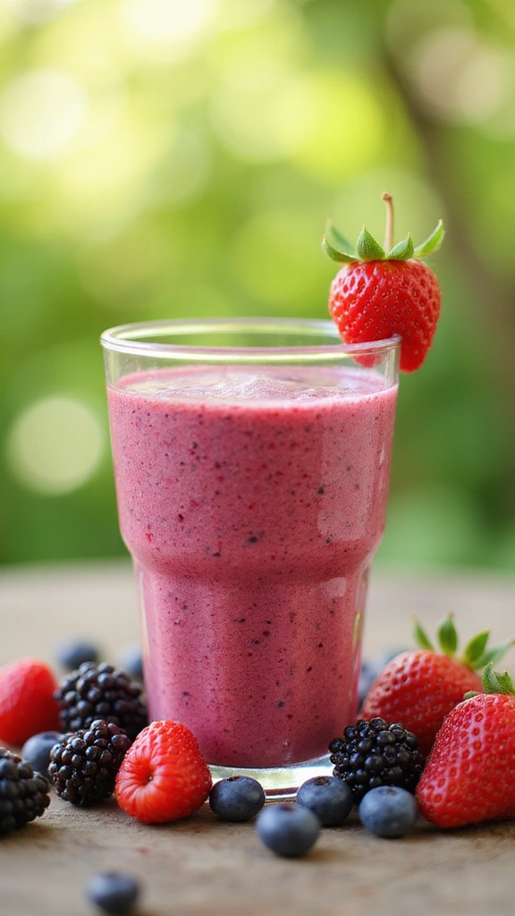 30 Quick and Easy Camping Meal Ideas That Will Elevate Your Outdoor Adventures! - 28. Berry Smoothie