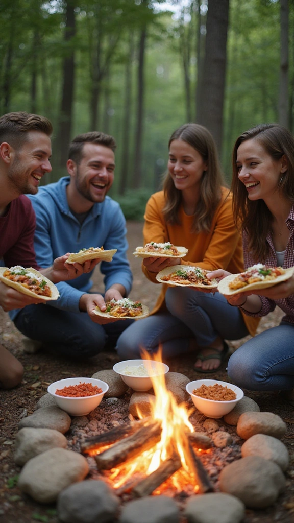 30 Quick and Easy Camping Meal Ideas That Will Elevate Your Outdoor Adventures! - 4. Campfire Tacos
